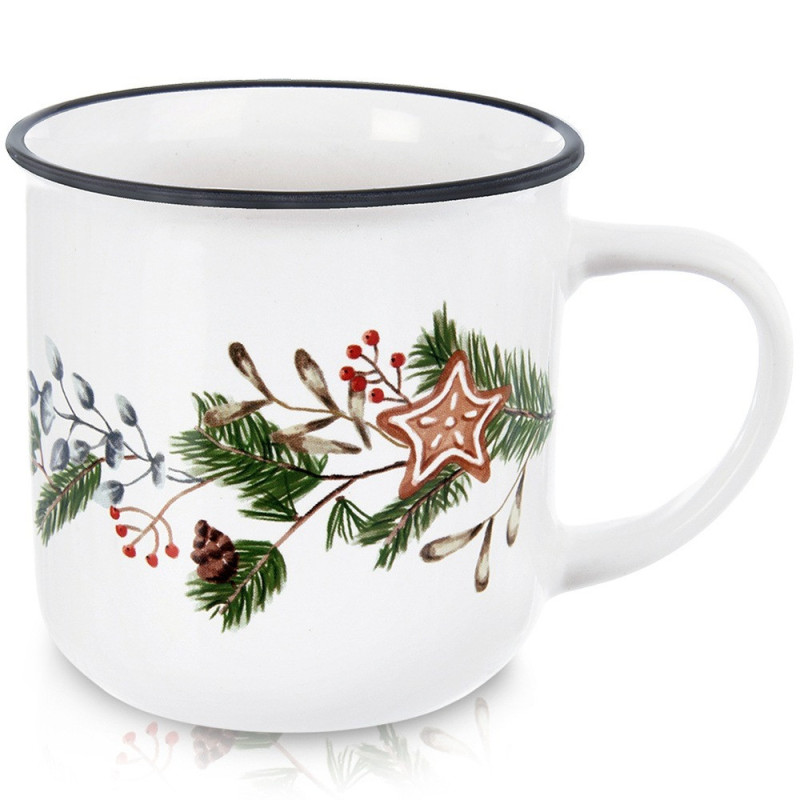 Kubek ceramiczny gałązki 330ml