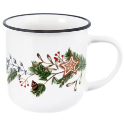 Kubek ceramiczny gałązki 330ml