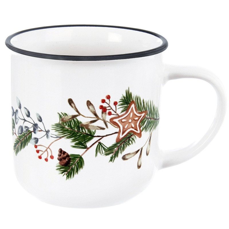 Kubek ceramiczny gałązki 330ml