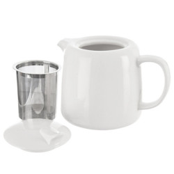 Dzbanek z zaparzaczem do herbaty porcelanowy 650 ml