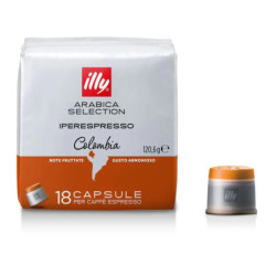 Kapsułki illy Arabica Selection Kolumbia 18 szt.