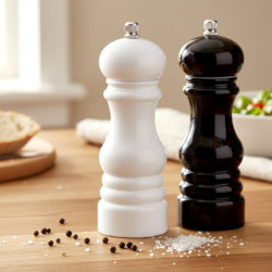 Młynek do pieprzu i soli 2szt. 18cm Black and White