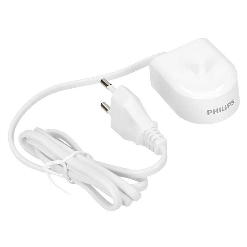 Podstawka zamiennik do Philips, na ładowarkę i 2 końcówki + Ładowarka EU do szczoteczek HX