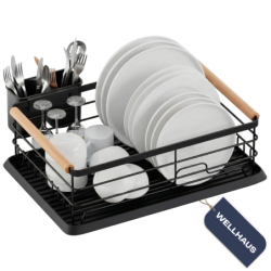 Ociekacz do naczyń XL WELLHAUS czarny