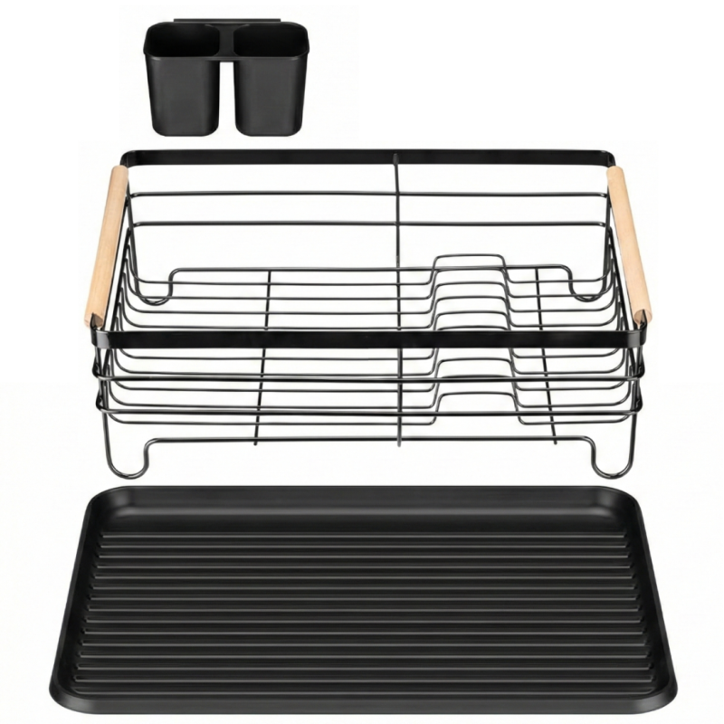 Ociekacz do naczyń XL WELLHAUS czarny