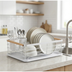 Ociekacz do naczyń XL WELLHAUS biały