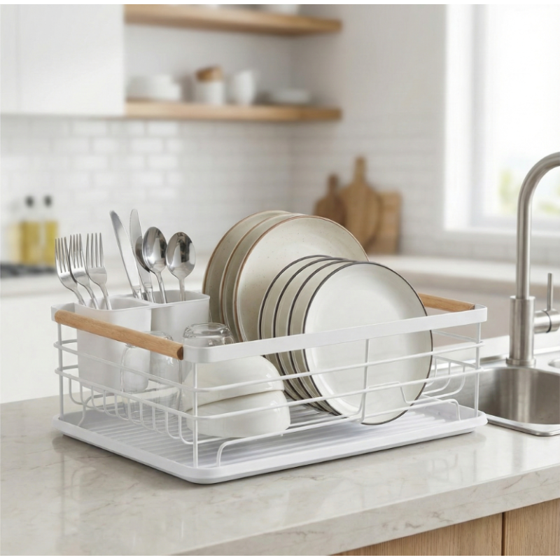 Ociekacz do naczyń XL WELLHAUS biały