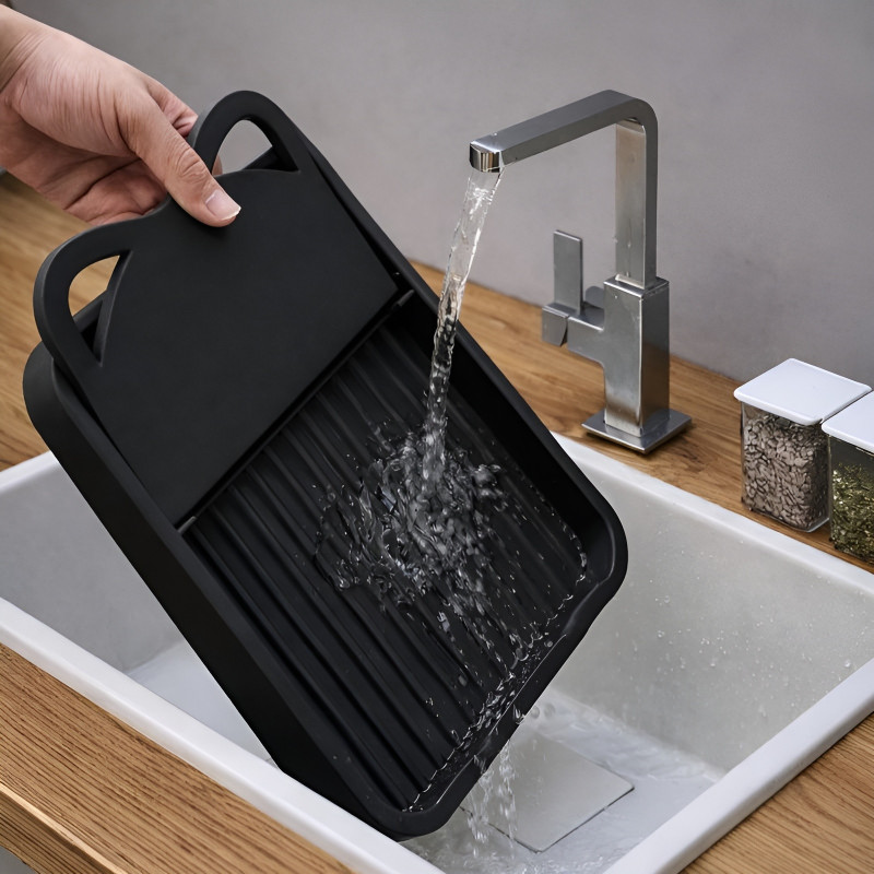 Podstawka pod chochle/pokrywkę - czarna