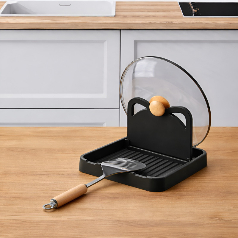 Podstawka pod chochle/pokrywkę - czarna