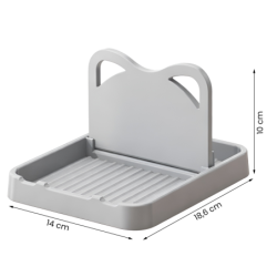 Podstawka pod chochlę/pokrywkę - szara