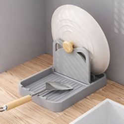 Podstawka pod chochlę/pokrywkę - szara