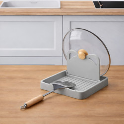 Podstawka pod chochlę/pokrywkę - szara