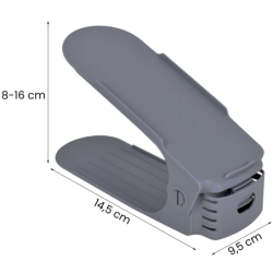 10x Organizer do butów - szary