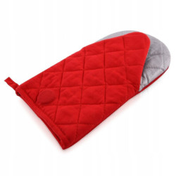 Rękawica kuchenna teflonowa czerwona 25,5 cm