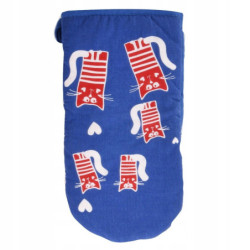 Rękawica kuchenna teflonowa niebieska 25,5 cm