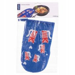 Rękawica kuchenna teflonowa niebieska 25,5 cm