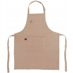 artuch kuchenny bawełniany wiązany brązowy