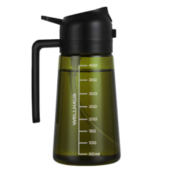 Dyspenser do oleju/octu 470ml czarny WELLHAUS