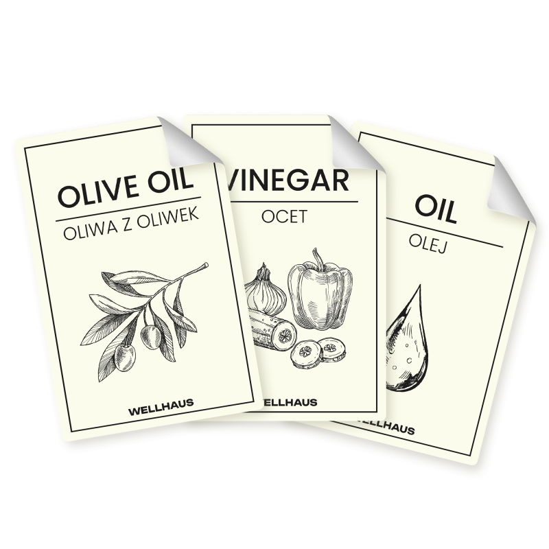 Dyspenser do oleju/octu zielony 470ml WELLHAUS