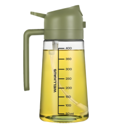 Dyspenser do oleju/octu zielony 470ml WELLHAUS