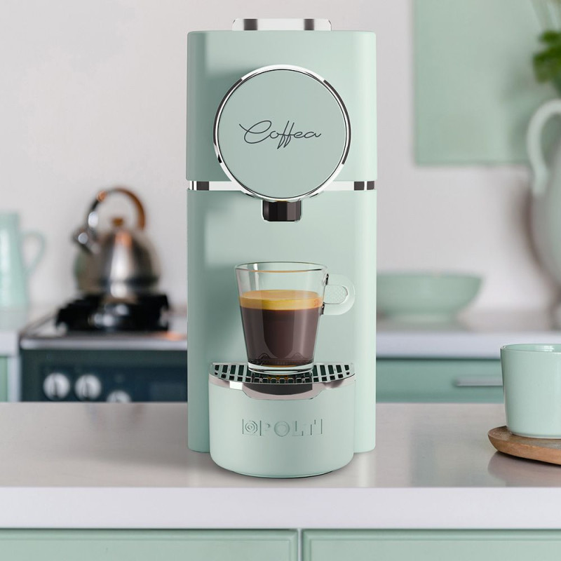 Ekspres kapsułkowy do kawy Polti S18G miętowy