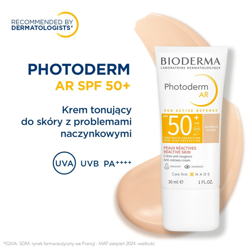 Bioderma Photoderm AR Krem Tonujący SPF 50 30ml