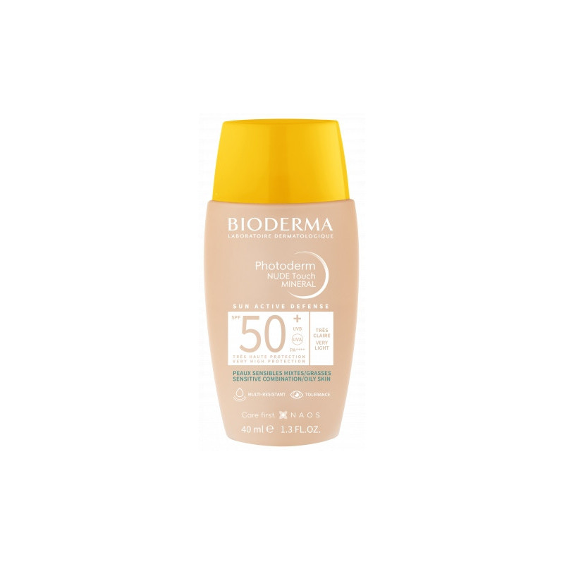 Bioderma Photoderm Nude Touch Mineral SPF50+ podkład do twarzy CLAIRE F40ML