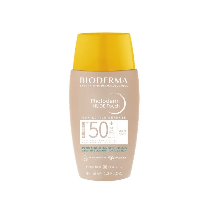 Bioderma Photoderm Nude Touch Mineral SPF50+ podkład do twarzy CLAIRE F40ML