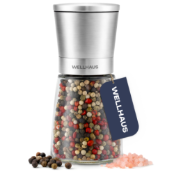 WELLHAUS Ręczny młynek do soli i pieprzu
