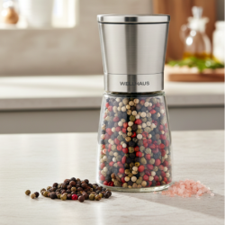 WELLHAUS Ręczny młynek do soli i pieprzu