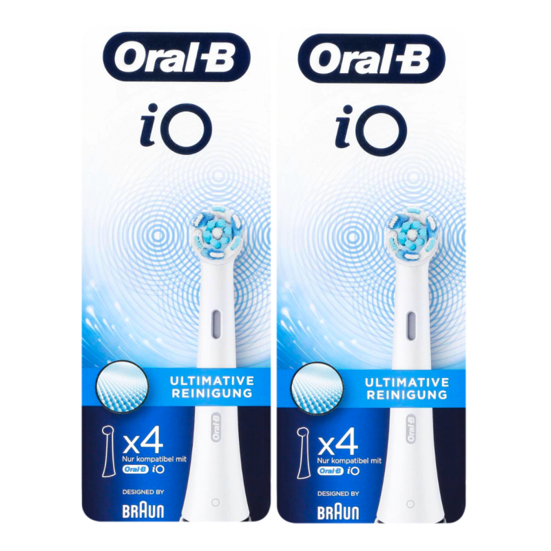 2x Końcówka Oral-B iO ULTIMATE CLEAN White 4-PAK