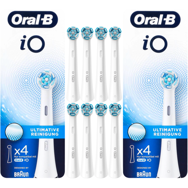 2x Końcówka Oral-B iO ULTIMATE CLEAN White 4-PAK