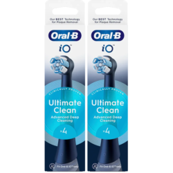 2x Końcówka Oral-B iO ULTIMATE CLEAN Black 4-PAK