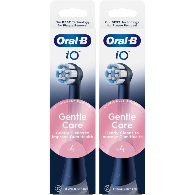 2x Końcówka Oral-B iO GENTLE CARE/SANFTE BLACK 4-PAK