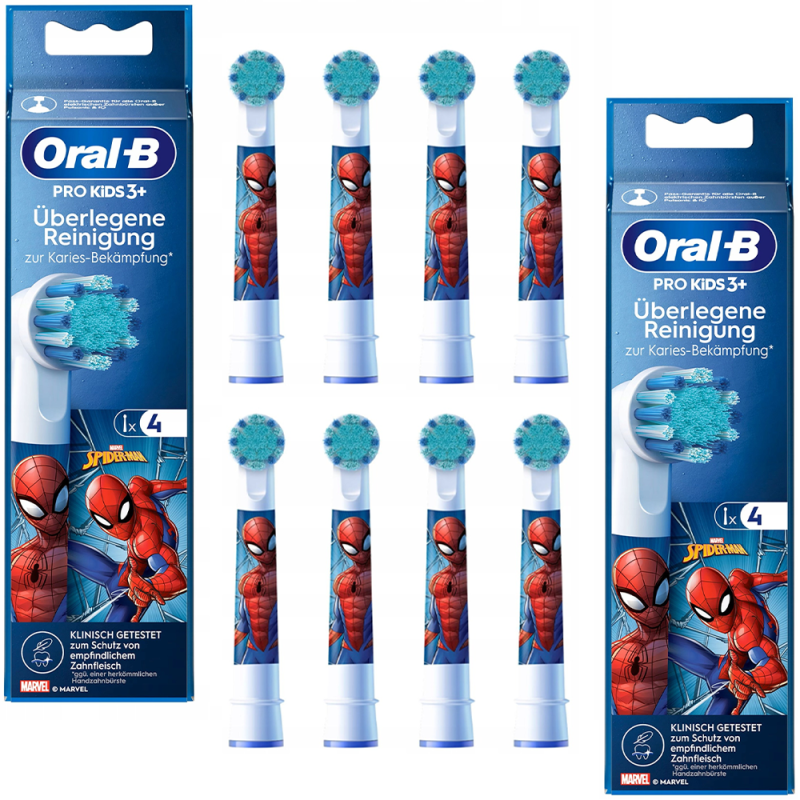 2x Końcówka Oral-B EB10s Spiderman 4-PAK