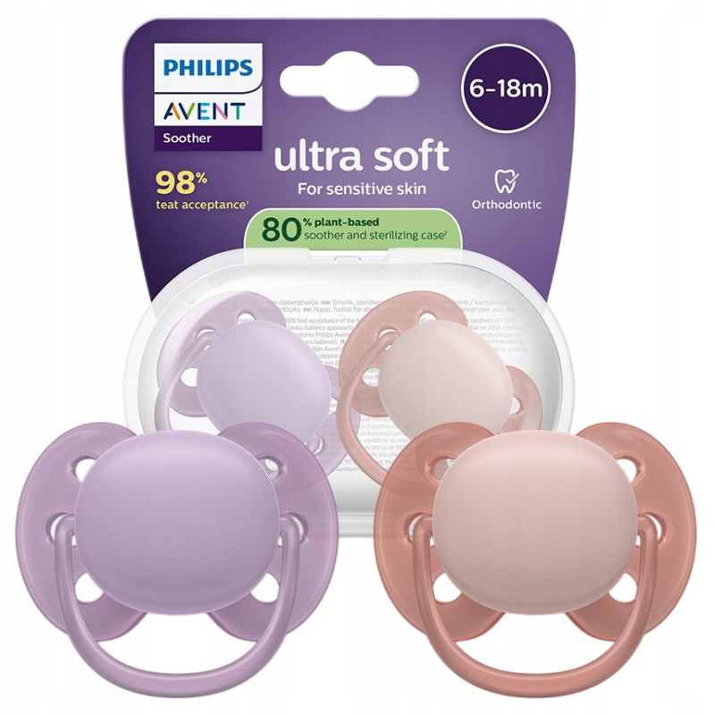Smoczki PHILIPS AVENT SCF091/43 SOOTHER SOFT