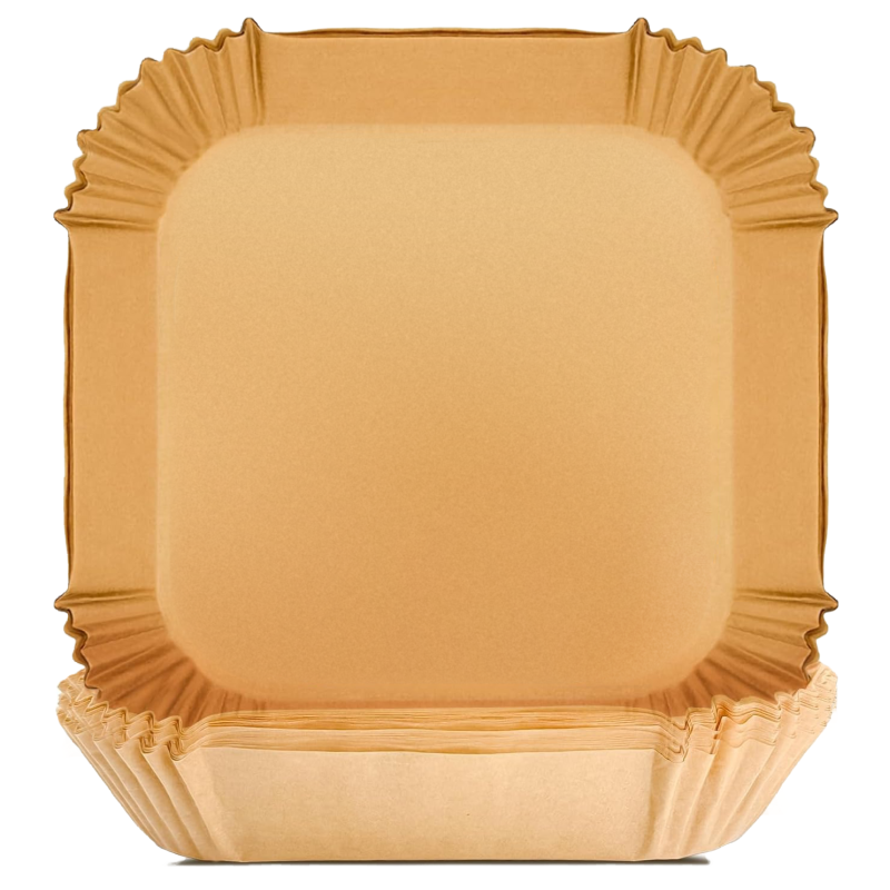 2x WELLHAUS Wkład do frytkownicy Kwadrat 20x20 cm x50sztuk + Prostokąt 19,5x13cm x50 sztuk