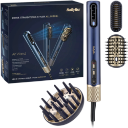 Suszarka do włosów BaByliss AS6550E + Dyfuzor do stylizacji włosów BaByliss Air Wand Ceramiczny
