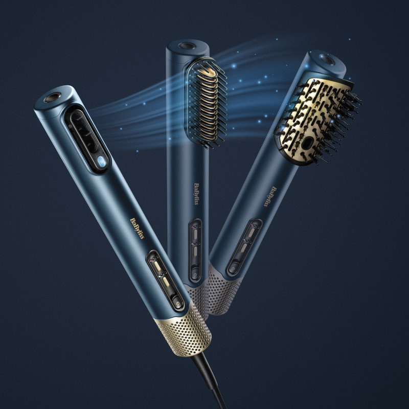 Suszarka do włosów BaByliss AS6550E + Dyfuzor do stylizacji włosów BaByliss Air Wand + Nakładka wygładzająca BABYLISS Air Wand