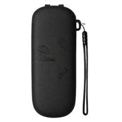 Etui na kosmetyki czarne z uchwytem NELIPS