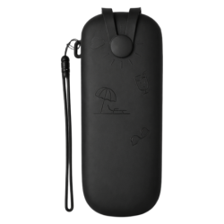 Etui na kosmetyki czarne z uchwytem NELIPS