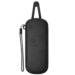 Etui na kosmetyki czarne z uchwytem NELIPS