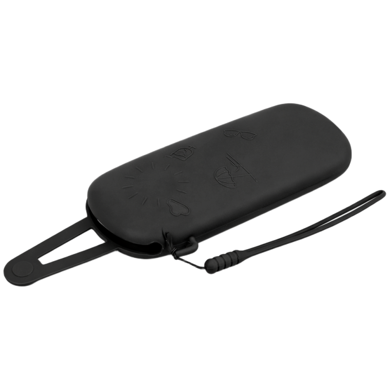 Etui na kosmetyki czarne z uchwytem NELIPS