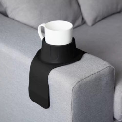 Podstawka na kieliszek/kubek czarna NELIPS