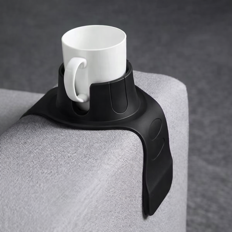 Podstawka na kieliszek/kubek czarna NELIPS