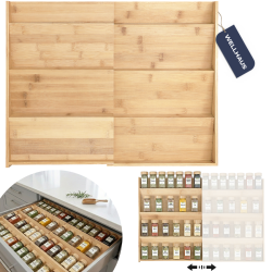 Wkład do szuflady na przyprawy bambusowy WELLHAUS