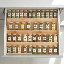 Wkład do szuflady na przyprawy bambusowy WELLHAUS