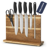 Stojak na noże akacjowy, magnetyczny RE2506- 13J WELLHAUS
