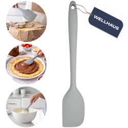 Szpatułka kuchenna silikonowa - szara WELLHAUS