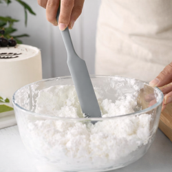 Silikonowa szpatułka do słoików - szara WELLHAUS